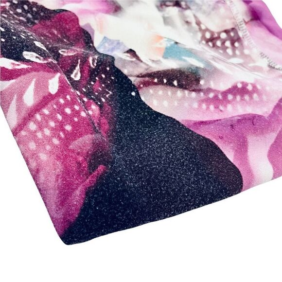 Calia by Carrie Underwood Abstract Print Athletic Leggings White Pink - Picture 4 of 6